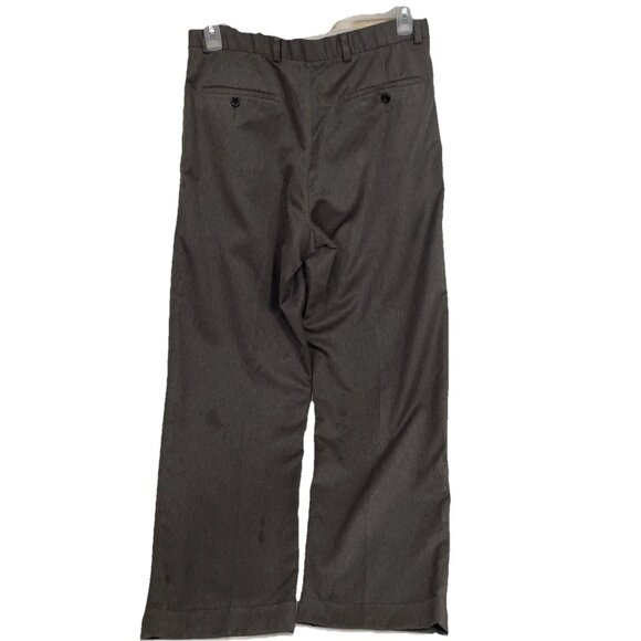 Vintage Exact Dockers Brand Women's Size 14 Gray Pleated Front Slacks 31" Inseam - Picture 5 of 8